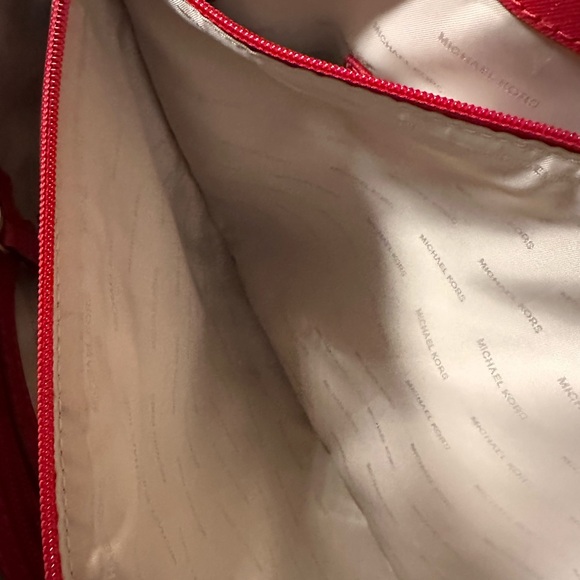 NWOT Michael Kors Scarlet Red Tote Bag - Picture 8 of 13
